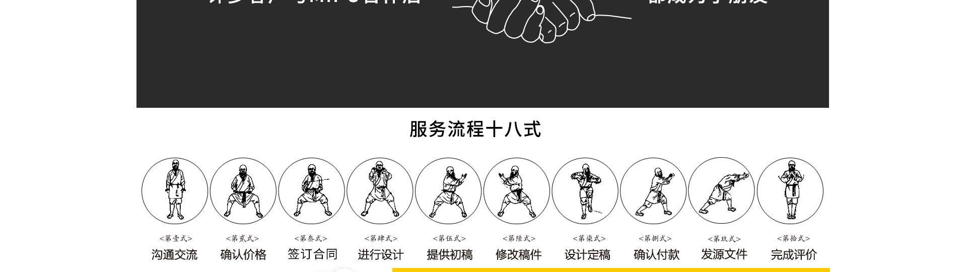 米铺网络合作流程，付款方式